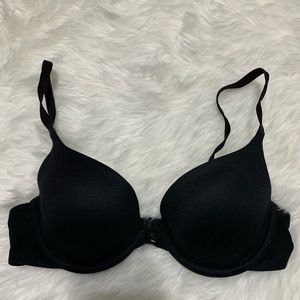 Victoria’s Secret Black Lined Demi Bra 32B